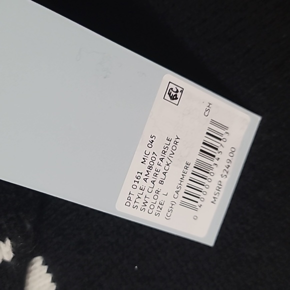 Antonio Melani Claire Fair Isle Cashmere Turtleneck Sweater - Picture 10 of 11